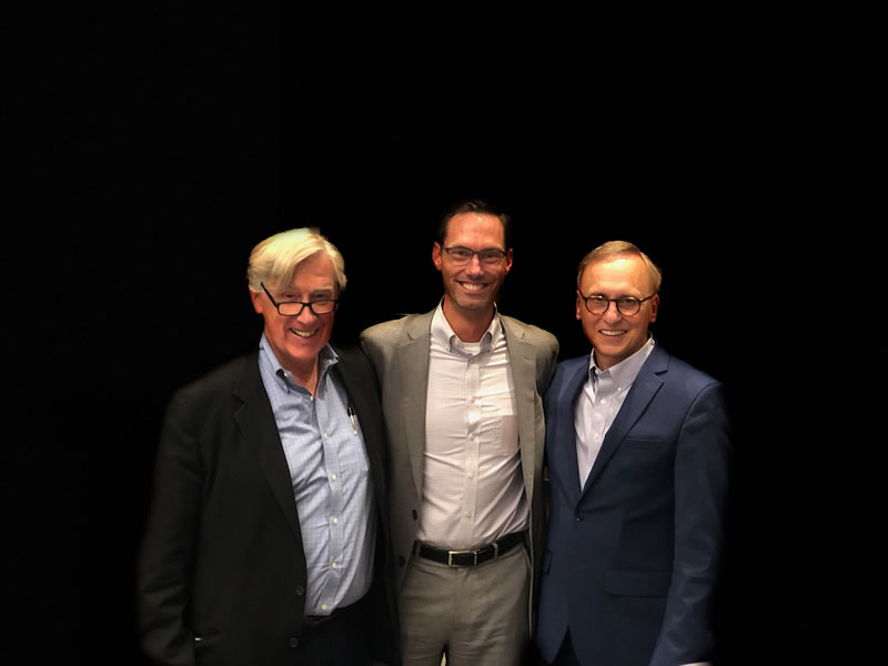 (L to R) Muscular Dystrophy Association Medical Advisory Team: John W. Day, MD, PhD, MDA Medical Consultant; Matthew B. Harms, MD, MDA Medical Consultant Barry Byrne, MD, PhD, Chief Medical Advisor